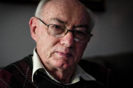 Retrato de Johannes Melis, aos 79 anos de idade. Foto: Joana Berwanger/Sul21