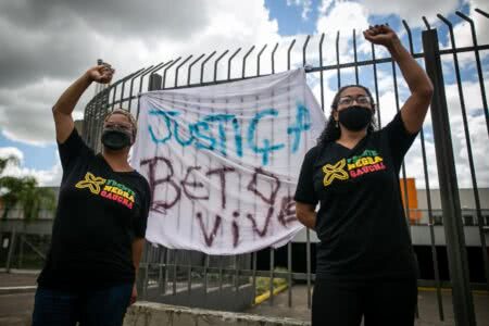 Alberto Silveira Freitas foi assassinado por seguranças do Carrefour na véspera do Dia da Consciência Negra, em novembro de 2020. Foto: Luiza Castro/Sul21