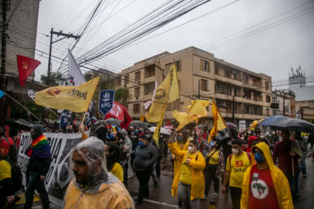 Depois de não acontecer em 2020, caminhada do Grito dos Excluídos voltou às ruas de Porto Alegre em 2021. Foto: Luiza Castro/Sul21