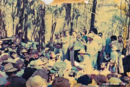 Ocupação da fazenda Annoni, em 1985, no norte do RS, foi um dos marcos do nascimento do MST. (Arquivo Pessoal/José Leal)