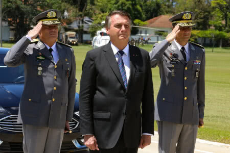 Defensor da ditadura, Bolsonaro usa a defesa da liberdade de expressão como importante elemento de retórica política. Foto: Clauber Cleber Caetano/PR