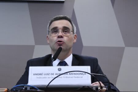 André Mendonça durante a sabatina na CCJ nesta quarta | Foto: Edilson Rodrigues/Agência Senado