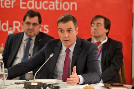 Primeiro-ministro espanhol Pedro Sánchez, do Partido Socialista. (Foto: PES Communications/Flickr)