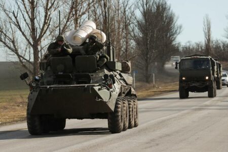 Rússia anunciou o início de uma operação militar especial na região de Donbass, (Foto: Stringer/TASS)