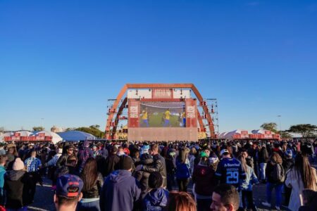 Anfiteatro durante a Copa do Mundo de 2014 | Local: Anfiteatro Pôr do Sol
