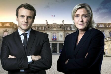 França terá 2º turno nas eleições presidenciais entre Macron e Le Pen, diz boca de urna