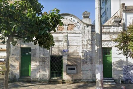 Na Rua Comendador Azevedo, a associação beneficente Bürgerklub era sede de reuniões do movimento operário. Foto: Reprodução/Google Street View