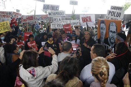 Atos pelo Brasil cobram justiça por Bruno, Dom e Maxciel e pedem saída de presidente da Funai