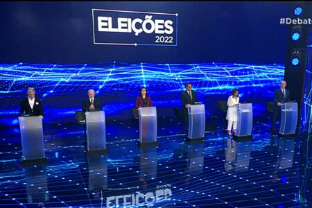 Primeiro debate durou cerca de duas horas e meia (Reprodução/TV)