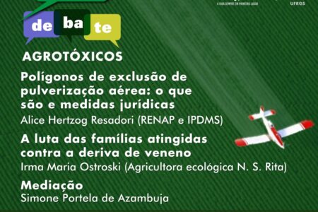 Agapan debate polígonos de pulverização aérea de agrotóxicos