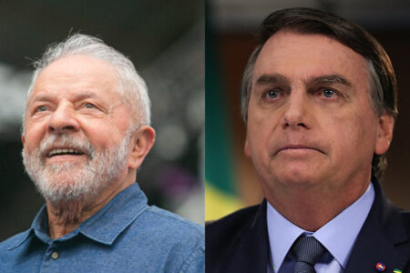 Datafolha aponta Lula com 50% e Bolsonaro com 36% no 1º turno