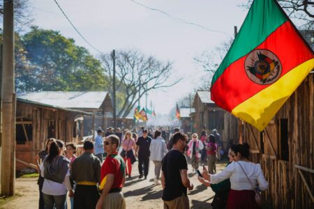 Acampamento Farroupilha terá ponto de vacinação no feriado de 20 de setembro