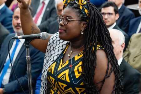 Laura Sito tomou posse como deputada na última terça-feira (31) | Foto: Celso Bender
